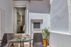 Irini apartments, the side entrance