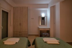 Irini apartments, the bedroom of the first floor