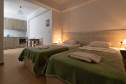 Irini apartments, the bedroom of the first floor