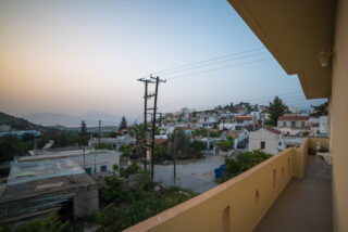 Irini Kamilari apartments, the balcony of room 3
