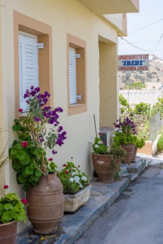 Irini Kamilari apartments, the entrance