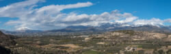 Messara plain and Ida (Psiloritis) mountain shot next to Festos arcaeological site